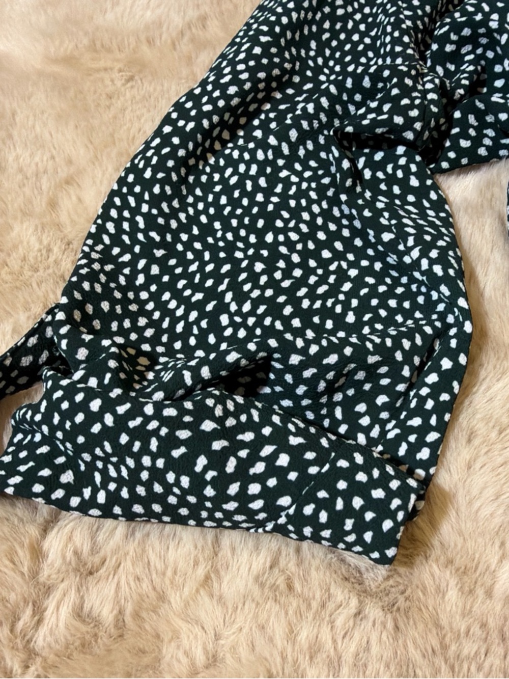 41 Hawthorn Teal Dot-Print Blouse - Picture 3 of 5